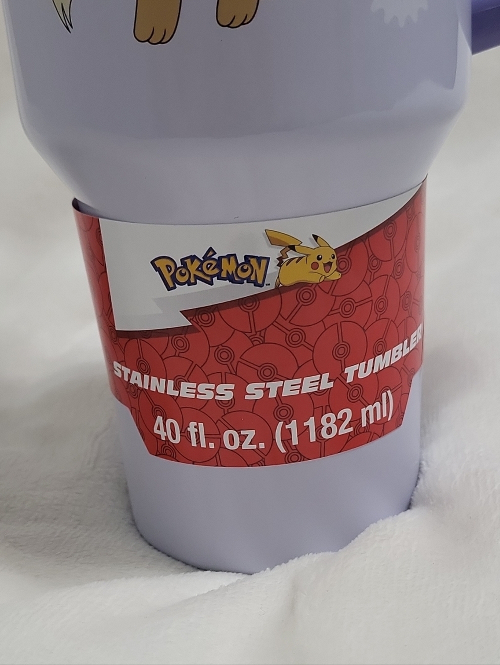 Pokémon Eevee 40 oz Stainless Steel Insulated Tumbler with Handle & Straw - Picture 10 of 16